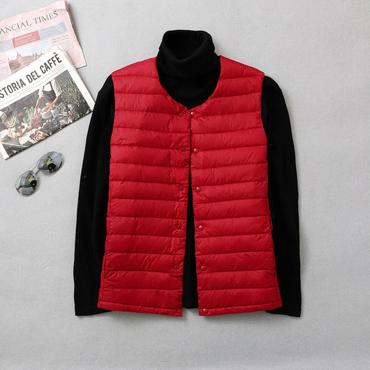 Chaleco Ligero sin Cuello para Otoño e Invierno - Image 8