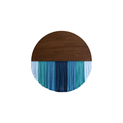 Tapiz Tejido a Mano Redondo con Estilo Retro - Image 10