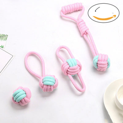 Juego de Cuerdas de Algodón Resistentes para Limpiar Dientes de Perros y Gatos - Image 34
