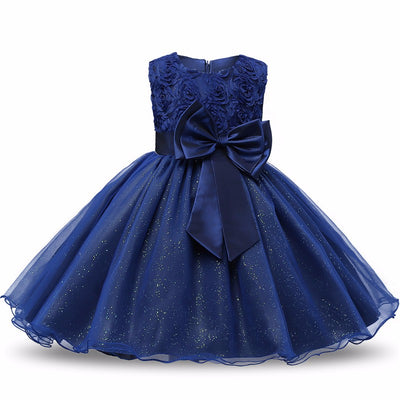 Vestido de Princesa Tutú Floral para Niña - Fiesta, Boda y Cumpleaños - Image 18