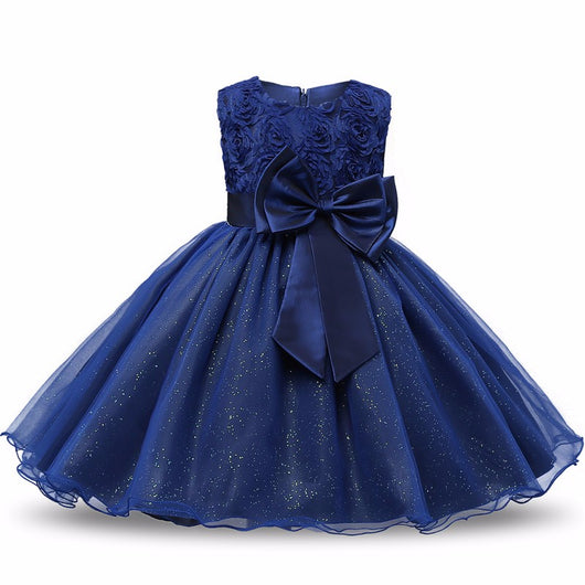 Vestido de Princesa Tutú Floral para Niña - Fiesta, Boda y Cumpleaños - Image 18