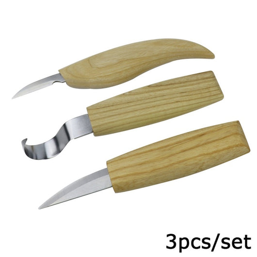 Cuchillo Profesional de Acero Inoxidable para Tallado en Madera - Image 12