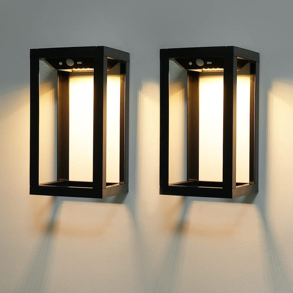 Lámpara de Pared Exterior Moderna Estilo Chino - Resistente al Agua para Villa y Jardín
