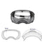 Transparent Goggles With Black Frame L