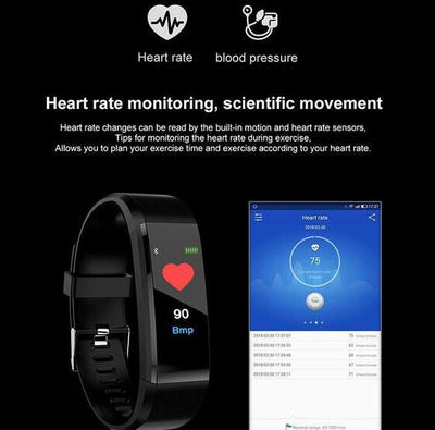 Pulsera Inteligente con Monitor de Frecuencia Cardíaca y Rastreador de Actividad Física - Image 16
