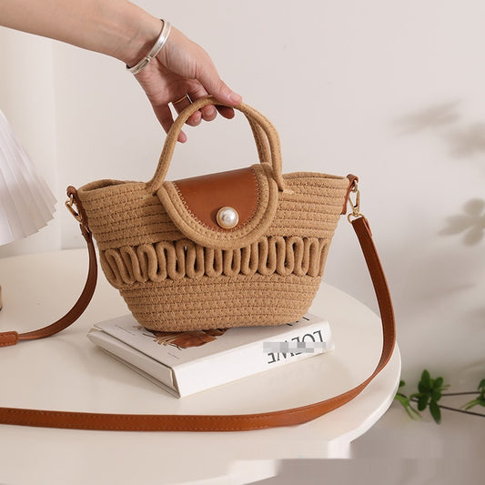 Bolso Crossbody Tejido Calado a Juego para Mujer - Image 2