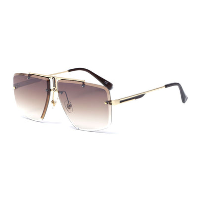 Gafas de Sol Cuadradas sin Marco para Hombre - Image 3