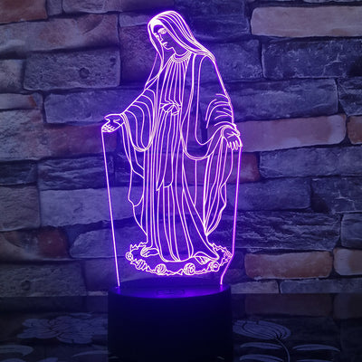 Lámpara LED 3D Táctil USB para Niños - Luz Nocturna Infantil - Image 4
