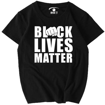 Camiseta de Algodón Negra Personalizable - Black Lives Matter - Image 8