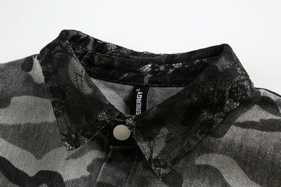 Camisa de Manga Larga Estilo Retro Americano con Diseño Camuflado Desgastado - Image 13