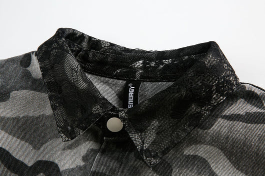 Camisa de Manga Larga Estilo Retro Americano con Diseño Camuflado Desgastado - Image 13