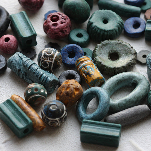Cuentas de Cerámica Artesanales Multicolor para Joyería DIY - Image 3