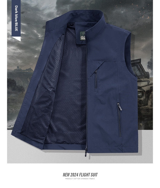 Chaleco de Fotografía y Pesca con Múltiples Bolsillos para Hombre - Image 25