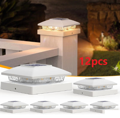 Lámpara Solar LED Bicolor para Barandales de Villa y Patios - Image 10