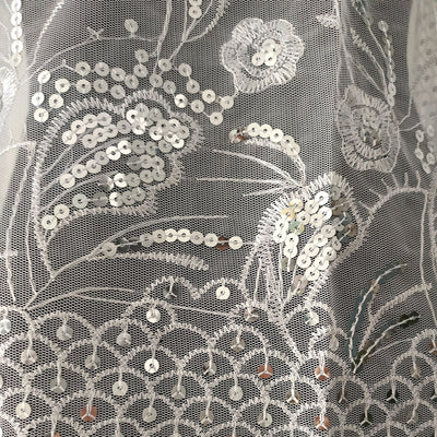 Chal de Gala Elegante con Lentejuelas y Borlas para Novia - Image 33