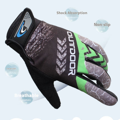 Guantes de Ciclismo con Protección Solar Full Finger Transpirables