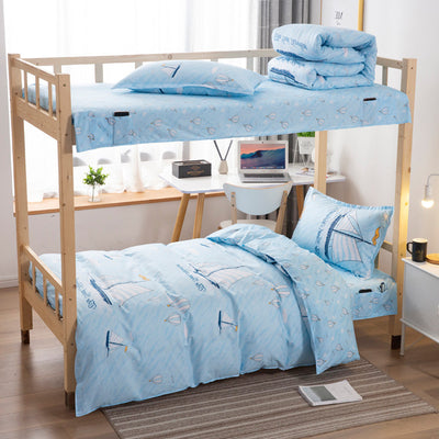 Juego de Cama Universitario de Algodón Antideslizante de 3 Piezas - Image 25