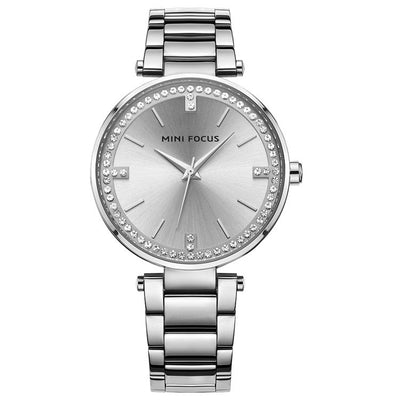 Reloj de Cuarzo para Mujer con Diamantes, Calendario y Resistencia al Agua - Image 7