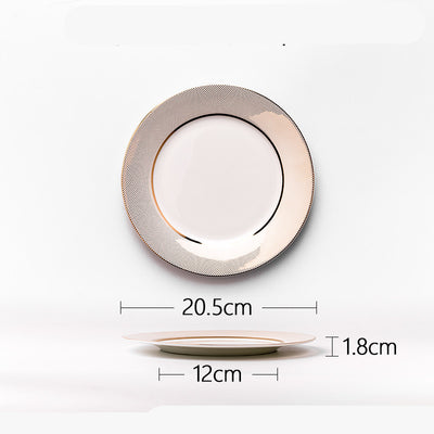 Juego de Vajilla de Porcelana Ósea Nórdica Lujo - Image 4