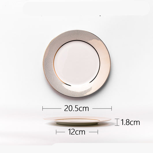 Juego de Vajilla de Porcelana Ósea Nórdica Lujo - Image 4