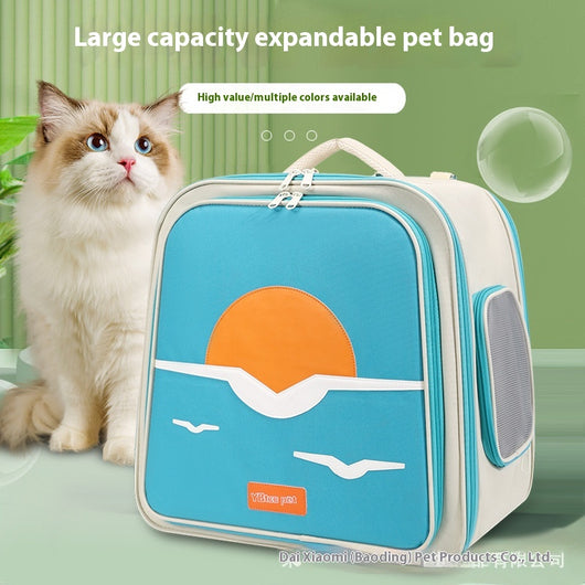Mochila Expandible para Gatos - Bolsa de Viaje para Mascotas Grandes - Image 11