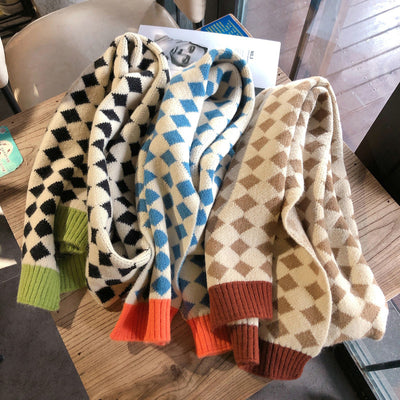 Bufanda Elegante de Contraste de Colores - Estilo Versátil y Temperamento Sofisticado - Image 12
