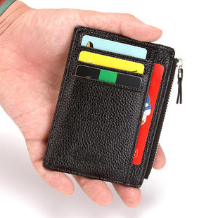 Billetera Minimalista Magnética para Hombre - Cartera Compacta Estilo Coreano con Clip Dorado - Image 2