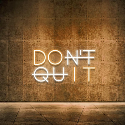 Letrero Neon Don't Quit - Motivación para tu Gimnasio - Image 6