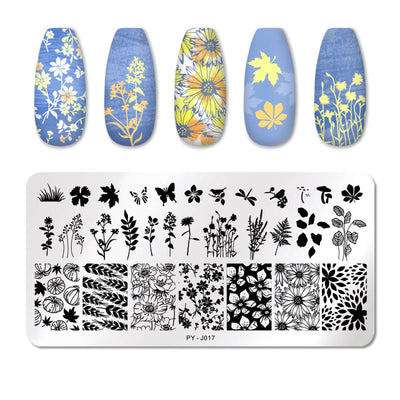 Placa de Estampado para Manicura en Acero Inoxidable - Image 19