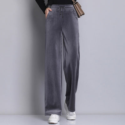 Pantalones Deportivos Holgados Plus Size con Forro Térmico - Image 2
