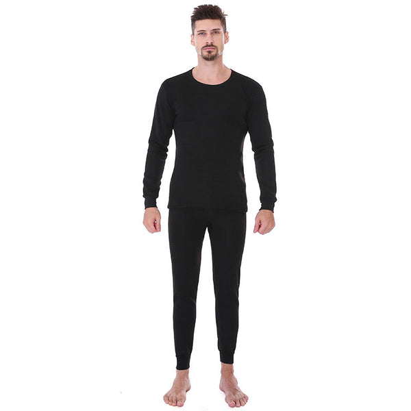 Camiseta Térmica Interior de Invierno para Hombre con Cuello Redondo