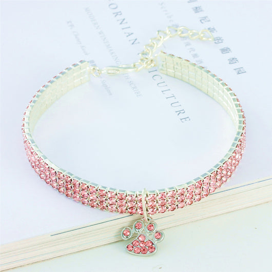 Collar de Diamantes para Mascotas - Joya Elástica Multicolor para Gatos y Perros - Image 5