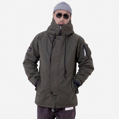 Chaqueta Acolchada de Algodón Grueso para Hombre - Image 11