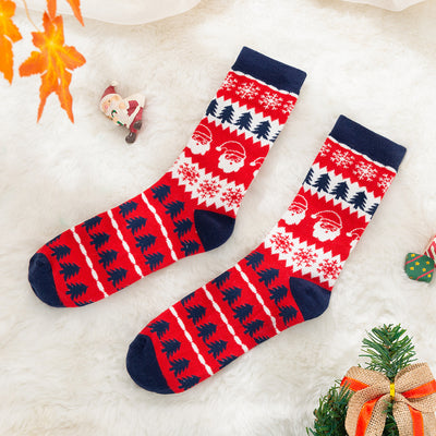 Calcetines Navideños a Juego para Familia - Diseño Jacquard Corto - Image 42