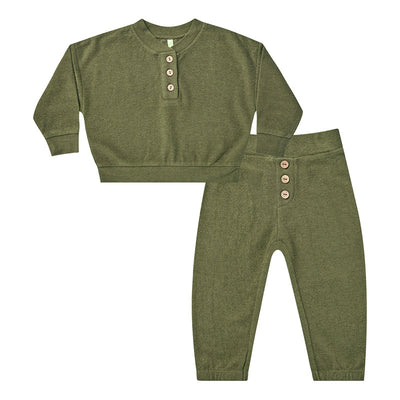 Conjunto de Pijama Infantil en Tela de Toalla - Comodidad Simplista para el Hogar - Image 6