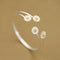 Pulsera de Plata Esterlina S925 con Doble Margarita