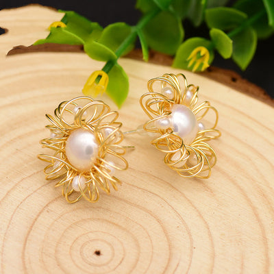 Aretes de Perlas Naturales Tremella en Plata 925 - Diseño Elegante - Image 10