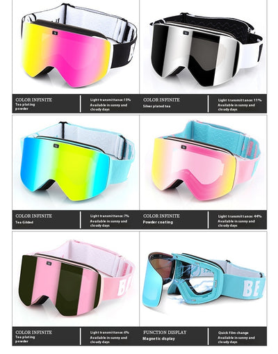 Gafas de Esquí Panorámicas Anti-Empaño Doble Capa con Protección UV - Image 26