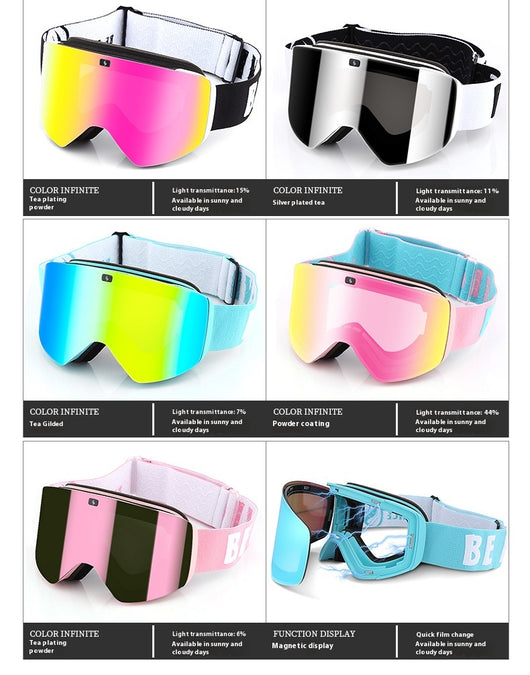 Gafas de Esquí Panorámicas Anti-Empaño Doble Capa con Protección UV - Image 26