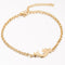 Dorado Color Charms Bracelet Femme Stainless Steel Women Jewelry Lucky Origami Elephant Bracelets Friendship Gifts Moon star