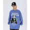 Sudadera Oversize con Estampado Panda - Mangas Largas