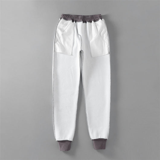 Pantalones Holgados de Cintura Alta con Cordones y Encaje - Image 18