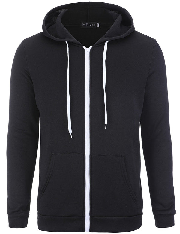 Sudadera Hip Hop Negra Oversize para Hombre