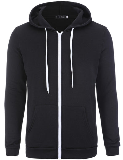 Sudadera Hip Hop Negra Oversize para Hombre - Image 2
