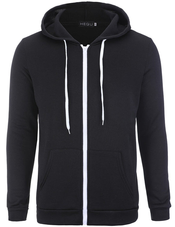 Sudadera Hip Hop Negra Oversize para Hombre