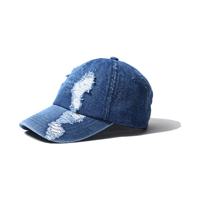 Gorra de Béisbol Unisex con Detalles Perforados en Denim - Image 13