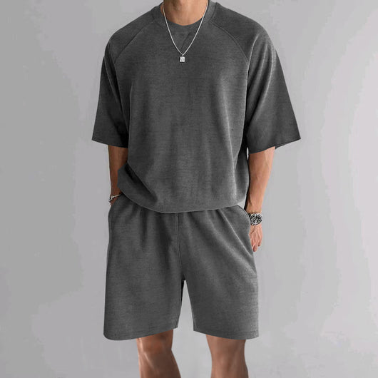 Conjunto Deportivo Hombre Shorts y Playera Terry Cuello Redondo - Image 16