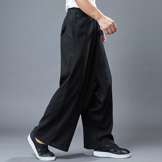 Pantalones de Lino Holgados para Hombre - Corte Amplio y Cómodo - Image 12