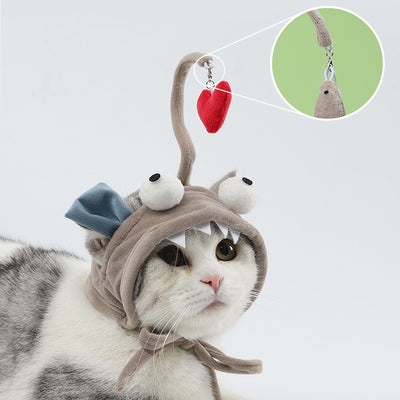 Juguete Interactivo para Gatos con Pluma y Varita - Gato de Ojos Grandes - Image 10