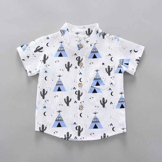 Conjunto de Camisa Triangular Manga Corta - Image 4